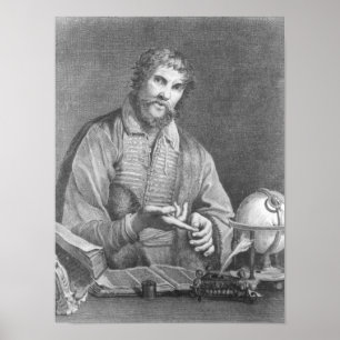 Poster Portrait de Michel de Nostradame