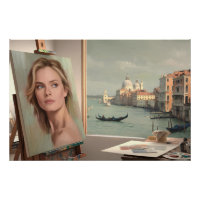 Portrait de Michelle Pfeiffer en cours - Pastel