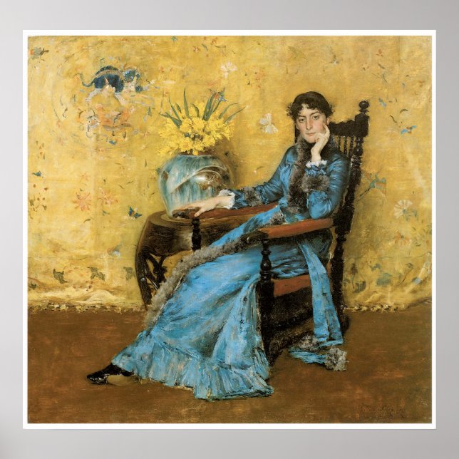 Poster Portrait de Mlle Dora Wheeler, 1883 (Devant)