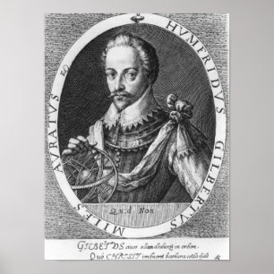Poster Portrait de monsieur Humphrey Gilbert