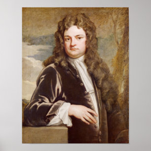 Poster Portrait de monsieur Richard Steele 1711