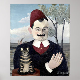 Poster Portrait de Monsieur X, Henri Rousseau Art
