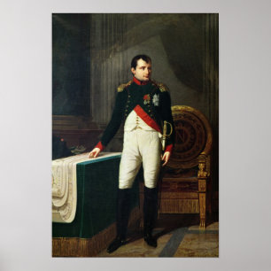 Poster Portrait de Napoléon Bonaparte 1809