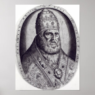 Poster Portrait de pape Pius IV, 1559