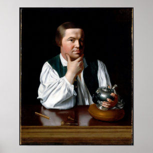 Poster Portrait de Paul Revere