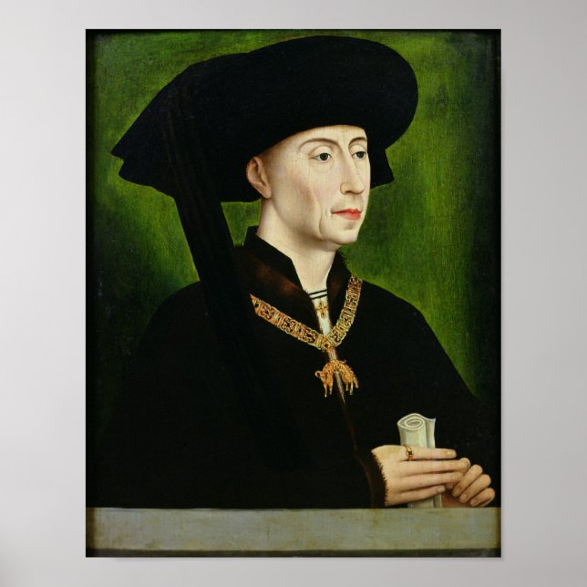 Poster Portrait de Philippe le Bon Duc de Bourgogne (Devant)