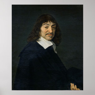 Poster Portrait de René Descartes c.1649