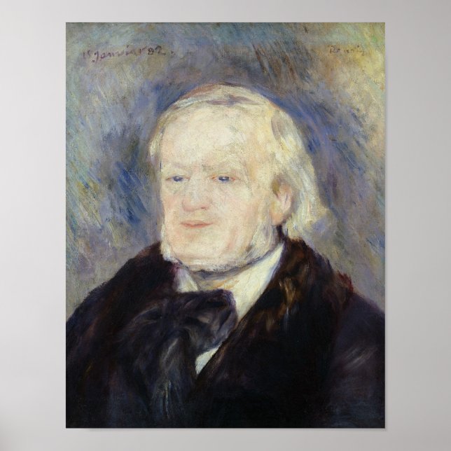 Poster Portrait de Richard Wagner 1882 (Devant)