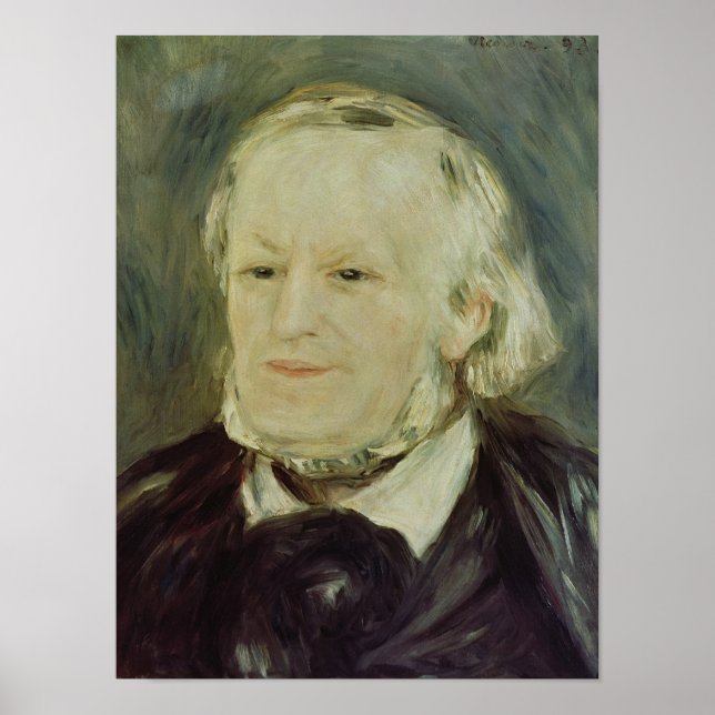 Poster Portrait de Richard Wagner, 1893 (Devant)