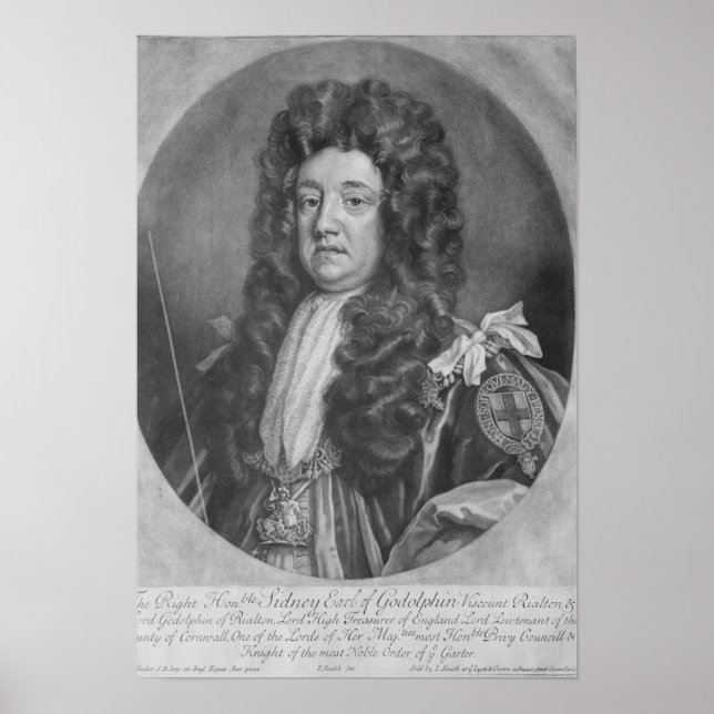 Poster Portrait de Sidney Godolphin (Devant)
