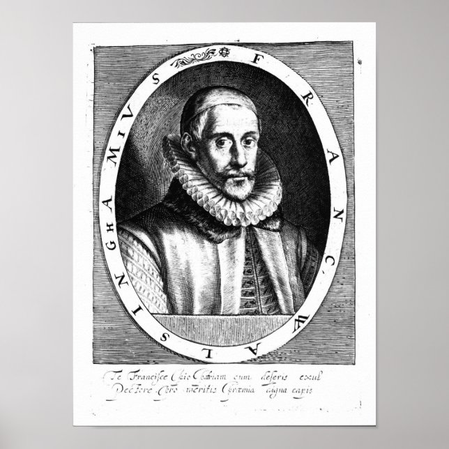 Poster Portrait de Sir Francis Walsingham (Devant)