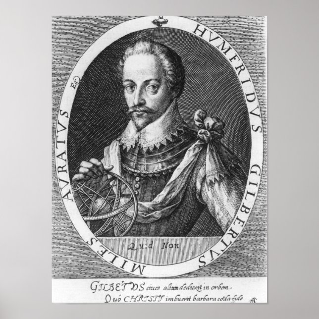 Poster Portrait de Sir Humphrey Gilbert (Devant)