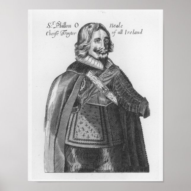 Poster Portrait de Sir Phillom O'Neale (Devant)