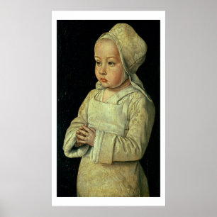 Poster Portrait de Suzanne de Bourbon (1491-1521) fille