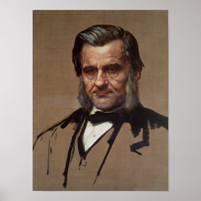 Poster Portrait de Thomas Henry Huxley (Devant)