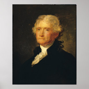 Poster Portrait de Thomas Jefferson