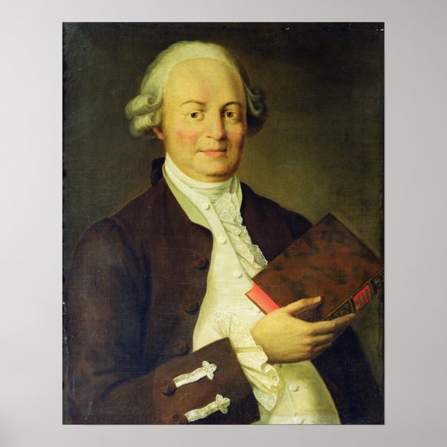 Poster Portrait de Vasili K. Trediakovsky (Devant)