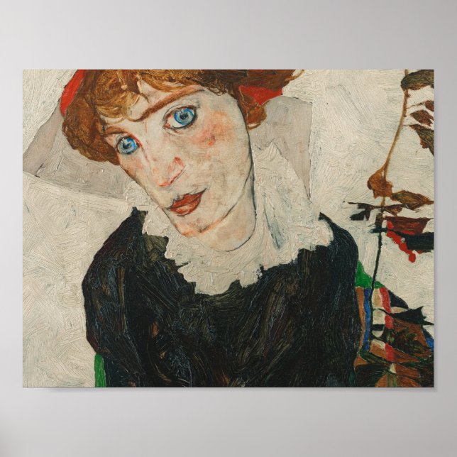 Poster Portrait de Wally par Egon Schiele (Devant)