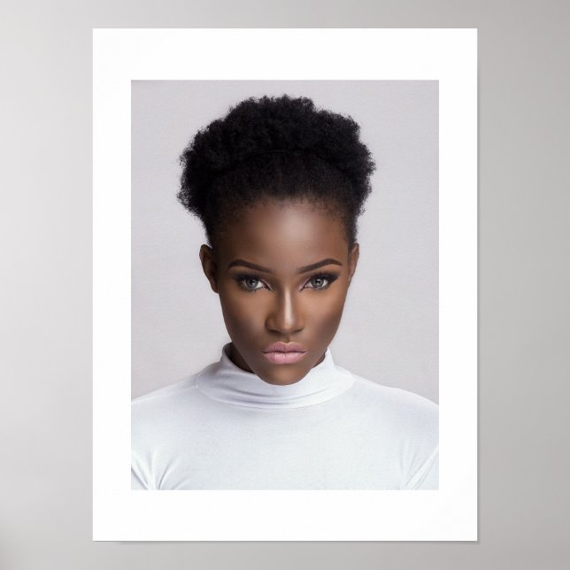 Poster - Portrait des femmes noires modernes (Devant)