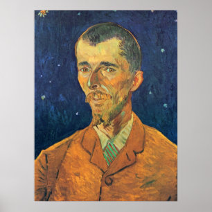 Poster Portrait d'Eugène Boch par Vincent van Gogh