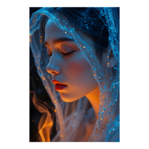 Poster Portrait d'Imaginaire Ethereal