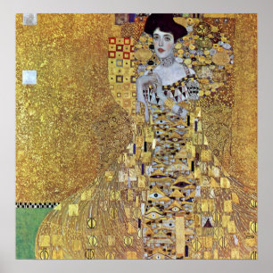 Poster Portrait du Bloc-Bauer 2 par Gustav Klimt