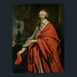 Poster Portrait du Cardinal de Richelieu<br><div class="desc">Portrait du Cardinal de Richelieu | par Philippe de Champaigne | Lieu de l'art : Musée des Beaux-Arts,  Rouen,  France | Artiste français | Numéro de collection d'images : XOU173257</div>