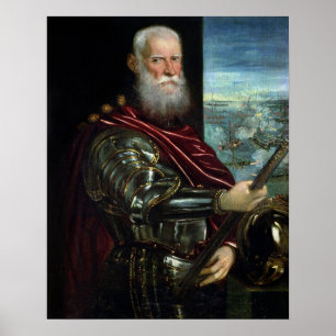 Poster Portrait du commandant en chef vernier