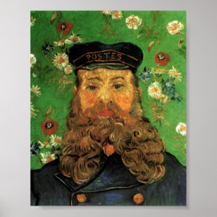 Poster Portrait du facteur Joseph Roulin par Van Gogh