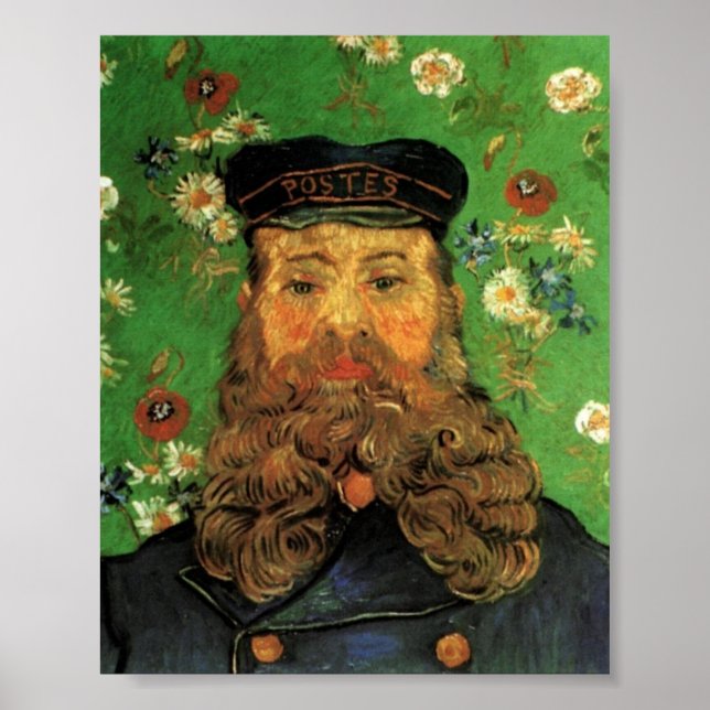 Poster Portrait du facteur Joseph Roulin par Van Gogh (Devant)