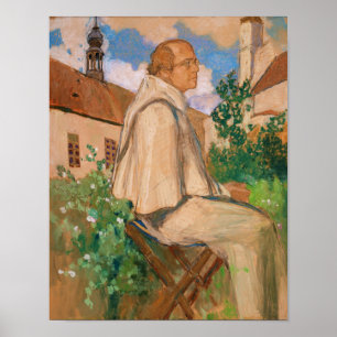 Poster Portrait du généticien Johann Gregor