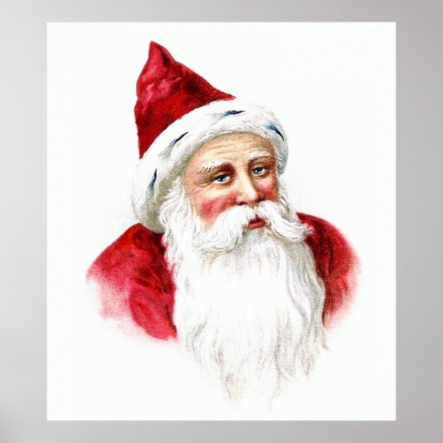 Poster Portrait du Père Noël (Devant)