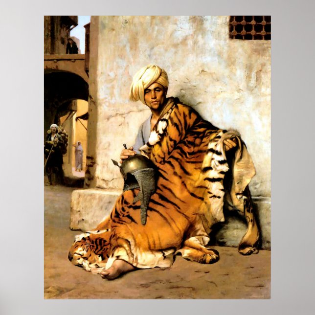 Poster Portrait d'un homme oriental (Devant)