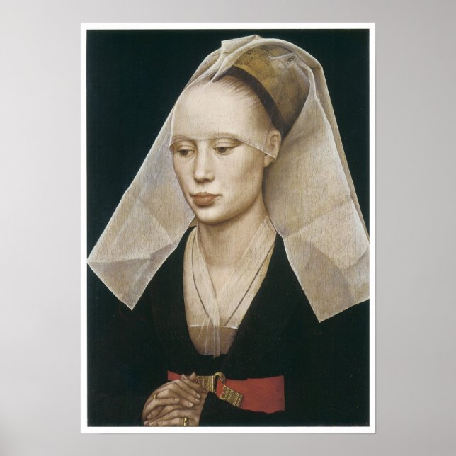Poster Portrait d'une dame, 1460 (Devant)