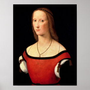 Poster Portrait d'une femme, 1500s
