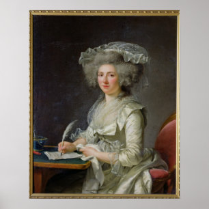 Poster Portrait d'une femme, c.1787