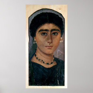 Poster Portrait d'une femme, de Fayum, 1er siècle