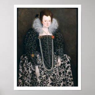 Poster Portrait d'une femme, traditionally identifie as M