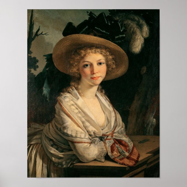 Poster Portrait d'une jeune femme (Devant)