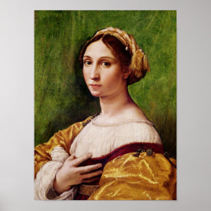 Poster Portrait d'une jeune fille