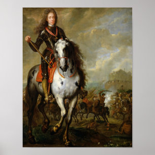Poster Portrait équestre du prince Eugène