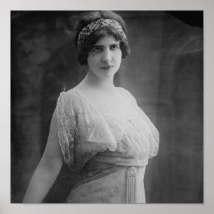 Poster Portrait français de Beriza de marguerite des pr