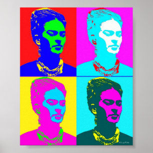 Poster Portrait inspiré de Frida Kahlo