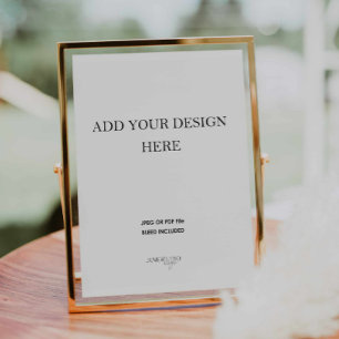 Poster Portrait Mariage de 8x10" Impression des si