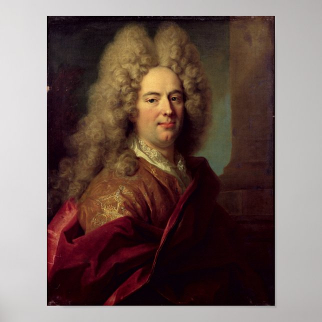 Poster Portrait of a Man, c.1715 (Devant)