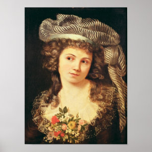 Poster Portrait of a young woman