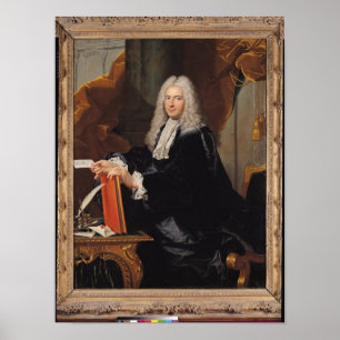 Poster Portrait of Philibert Orry