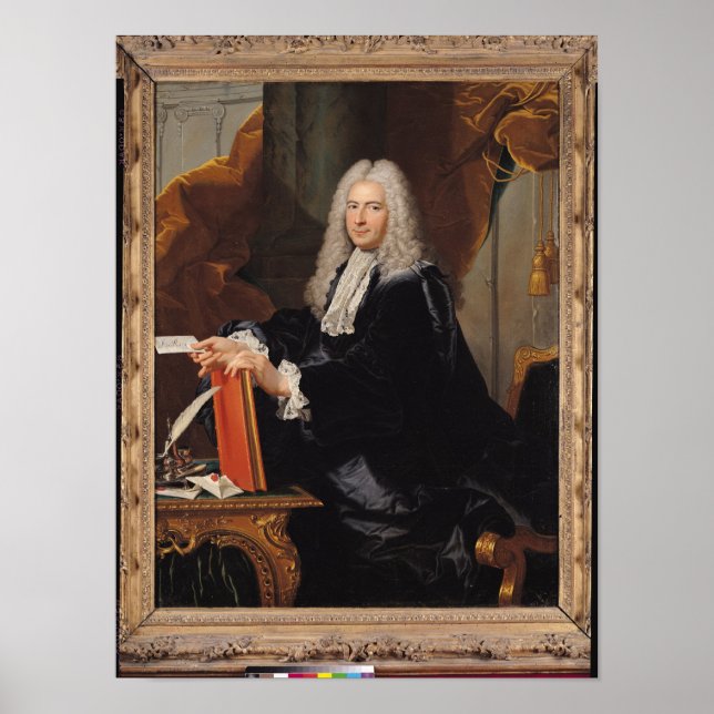 Poster Portrait of Philibert Orry (Devant)