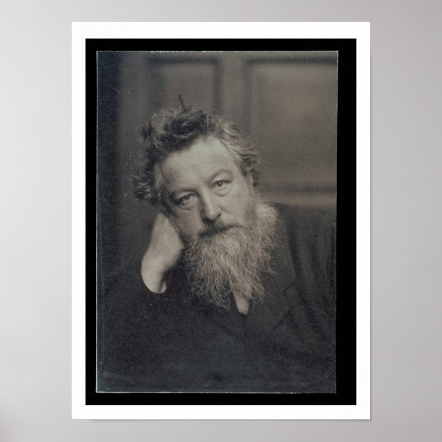 Poster Portrait photographique de William Morris (1834-96 (Devant)