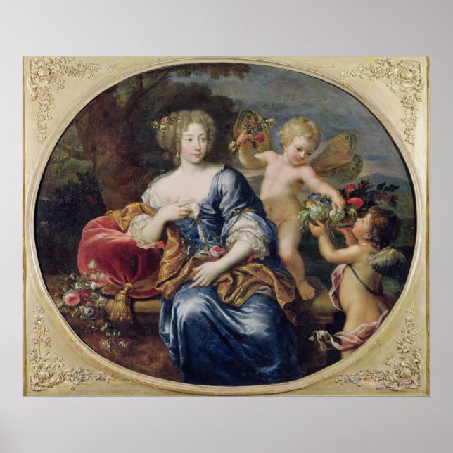 Poster Portrait presumed to be Francoise-Athenais (Devant)